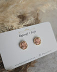 Stardust druzy clay studs - Rapunzel & Croft