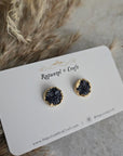 Stardust druzy clay studs - Rapunzel & Croft