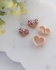 Heart Cookie + Icing Stud