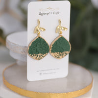 BLOOMING LEAVES dangle earrings