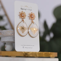 ELEGANT BEE drop earrings