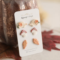 FOREST FRIENDS & FOLIAGE earrings