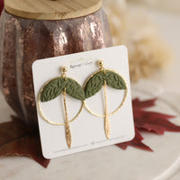 AVALINE FALL GREENS earrings