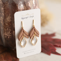 ELEGANT DEW LEAVES earrings