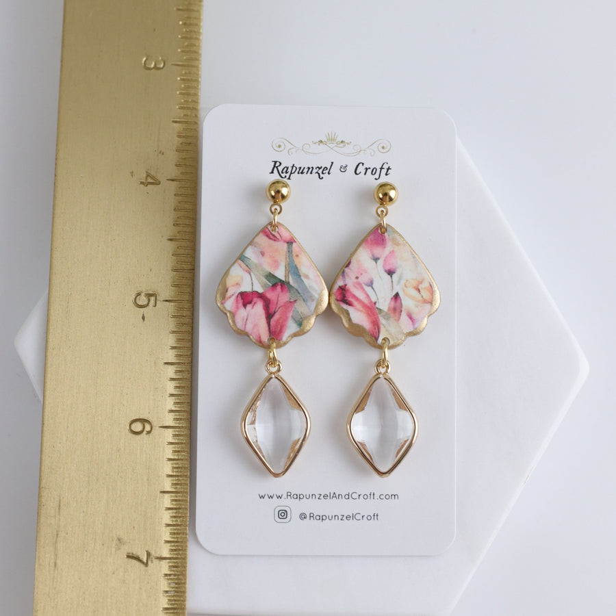 AYLIA Floral Crystal earrings