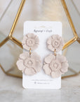 Lilian Duo Flower dangle earrings