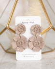 Lilian Duo Flower dangle earrings