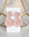 Lilian Duo Flower dangle earrings
