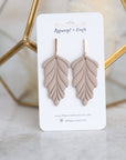 Featherly drop earrings - Rapunzel & Croft