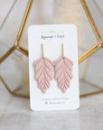 Featherly drop earrings - Rapunzel & Croft