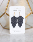 Featherly drop earrings - Rapunzel & Croft