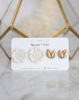 Sara Floral stud set