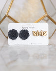 Sara Floral stud set