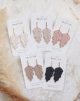 Featherly drop earrings - Rapunzel & Croft