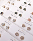 Stardust druzy clay studs