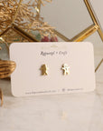 Gingerbread man mini studs