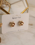 Fancy Christmas Bow studs