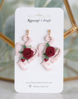 Love Script earrings