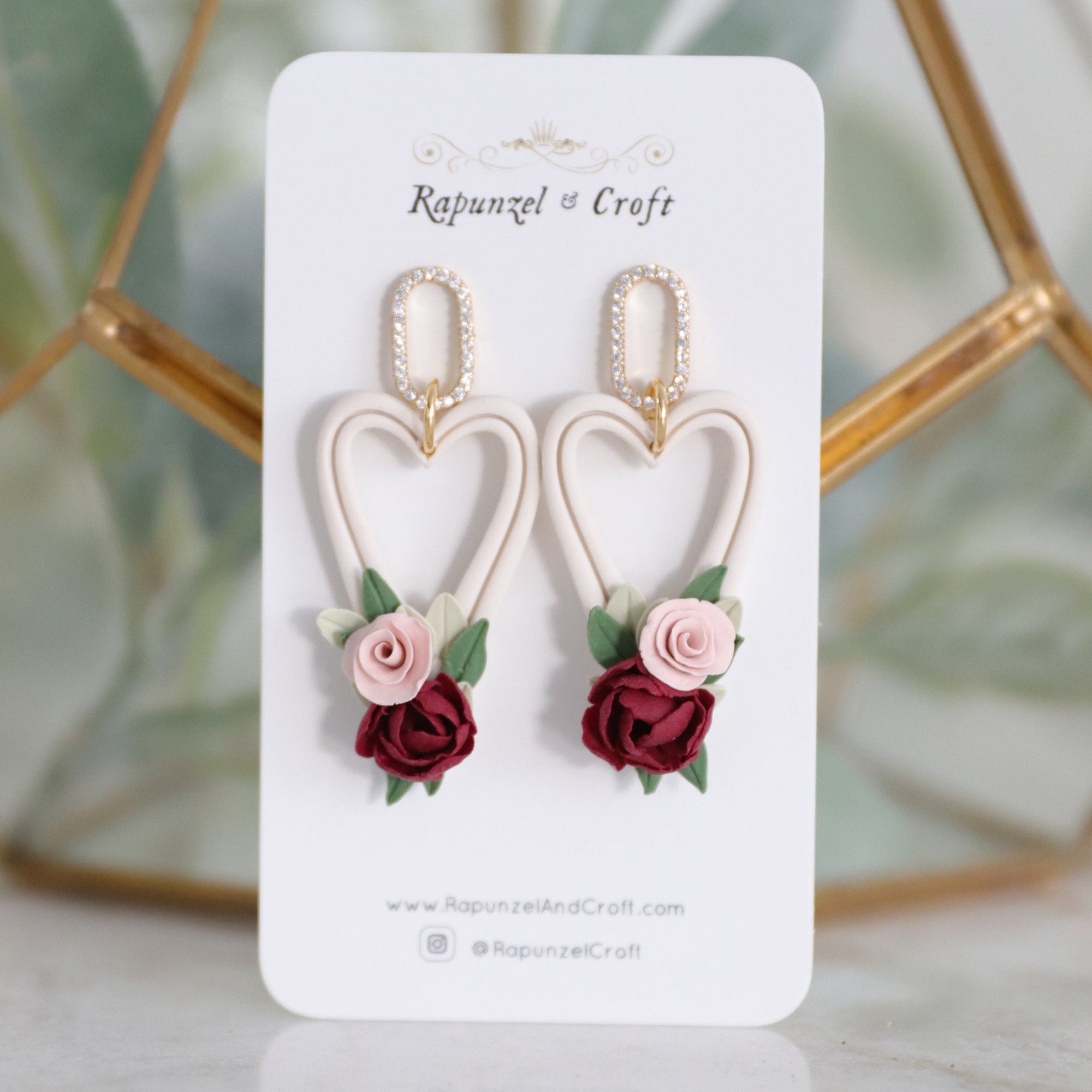 Flowering Hearts earrings