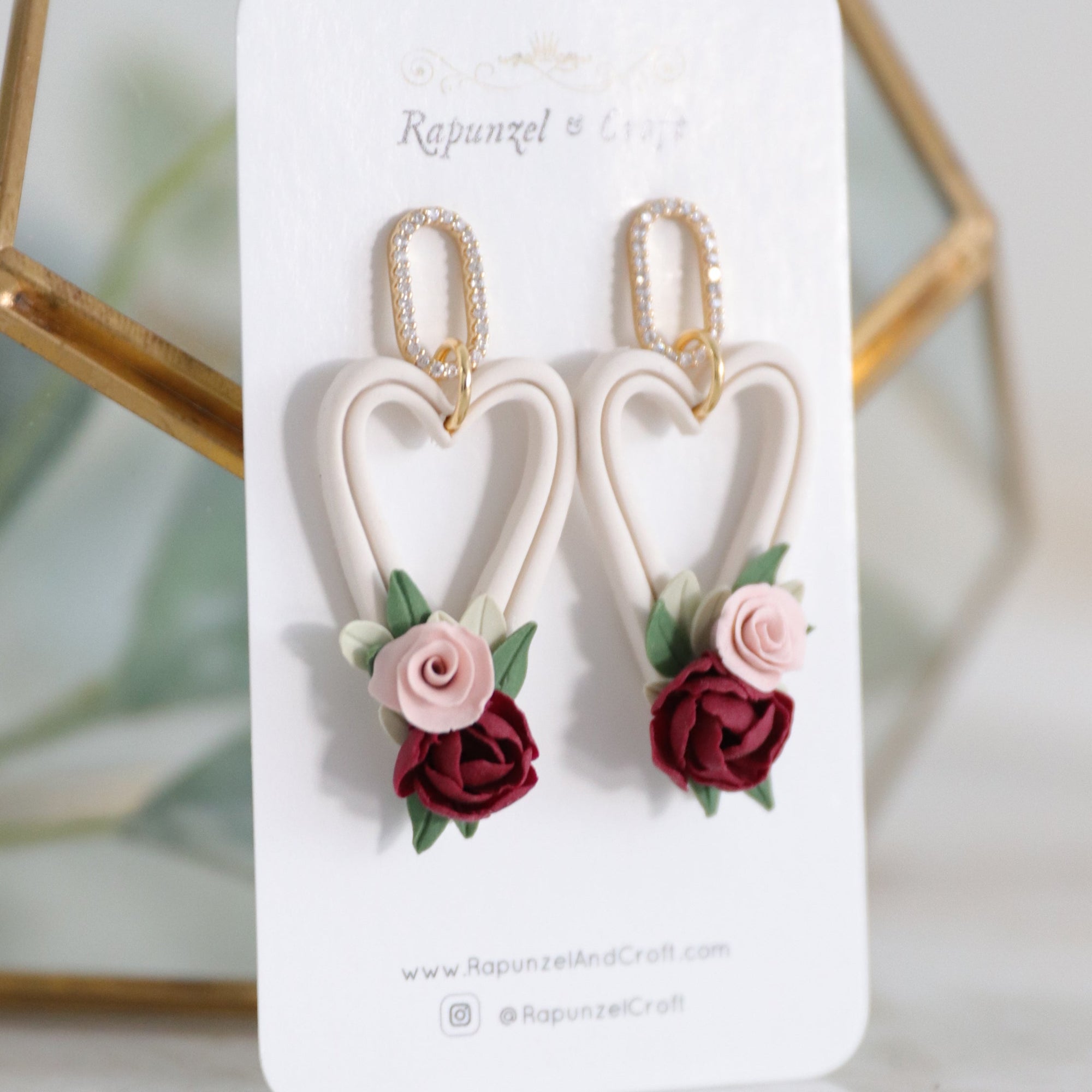 Flowering Hearts earrings