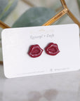 Confident Girl Lips stud earrings