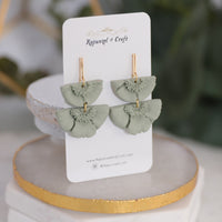 CASCADE FLOWER dangle earrings