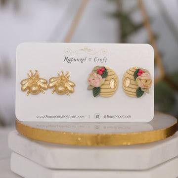 BEES & HONEY stud set