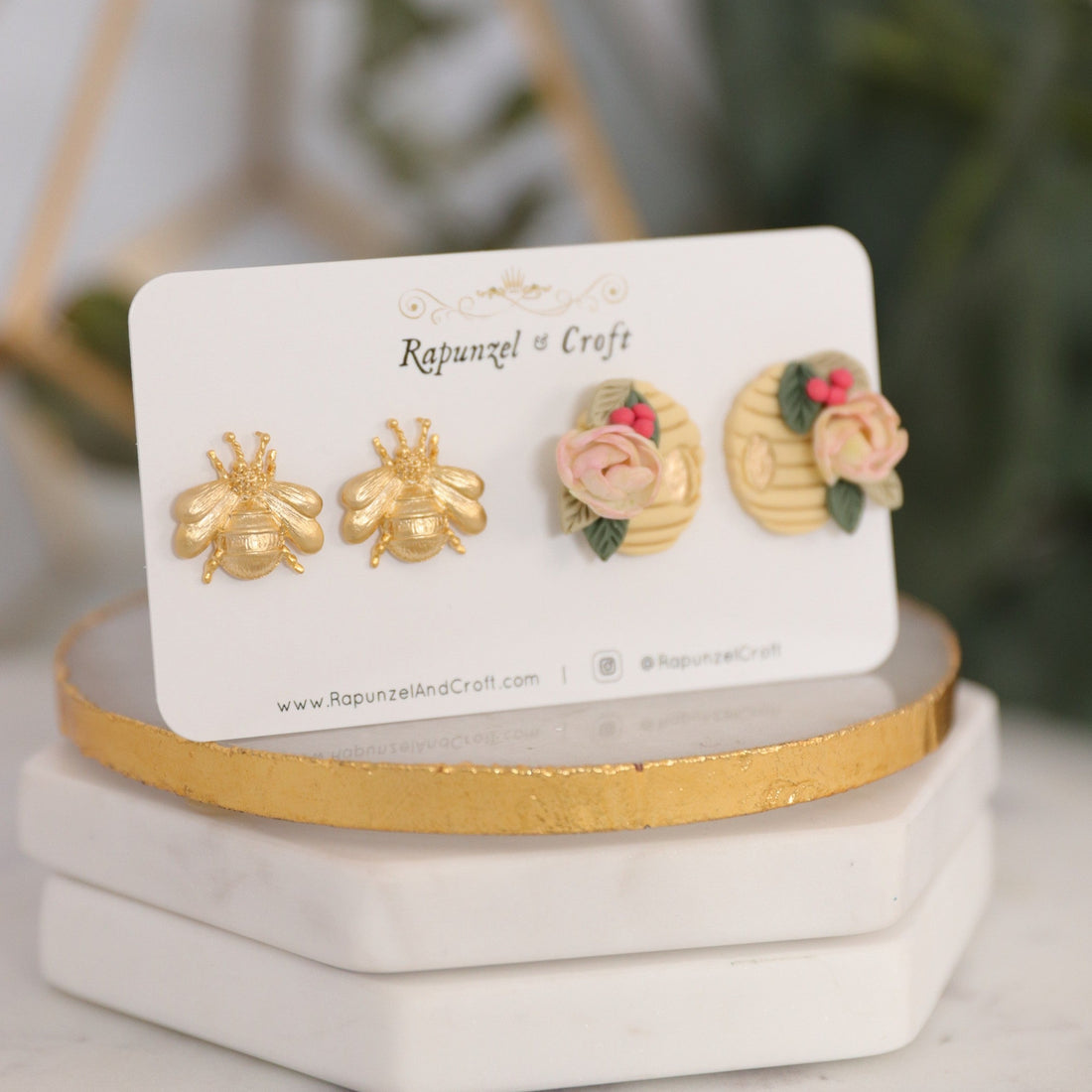 BEES & HONEY stud set