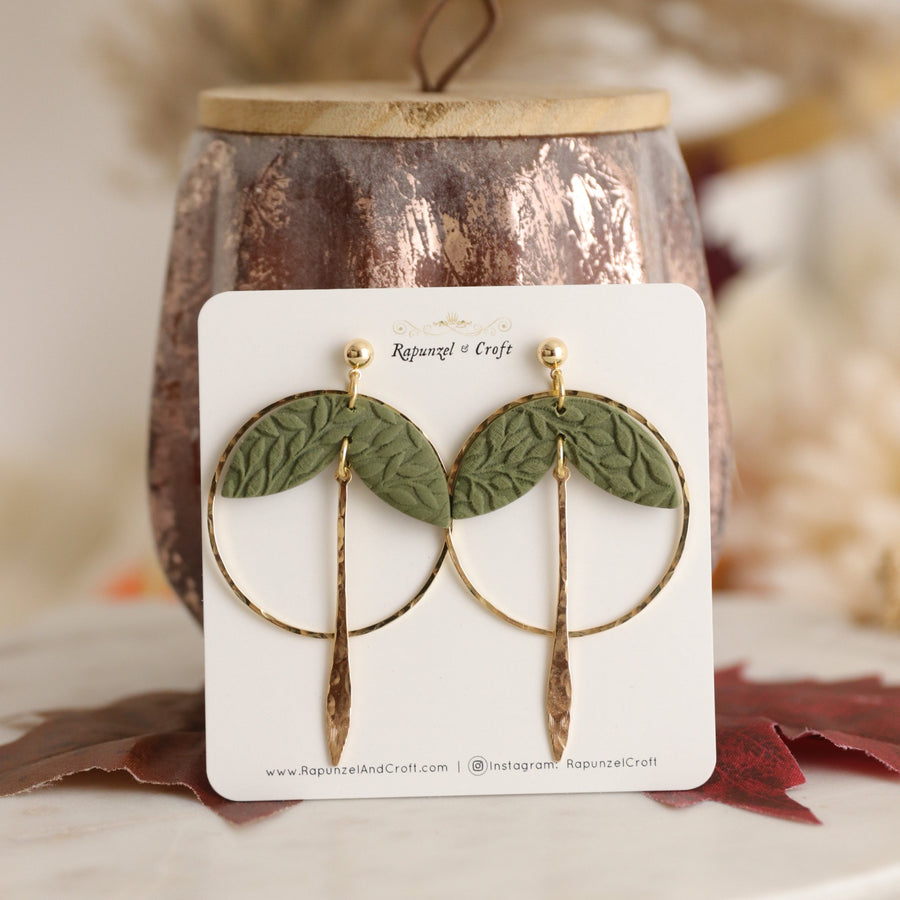 AVALINE FALL GREENS earrings
