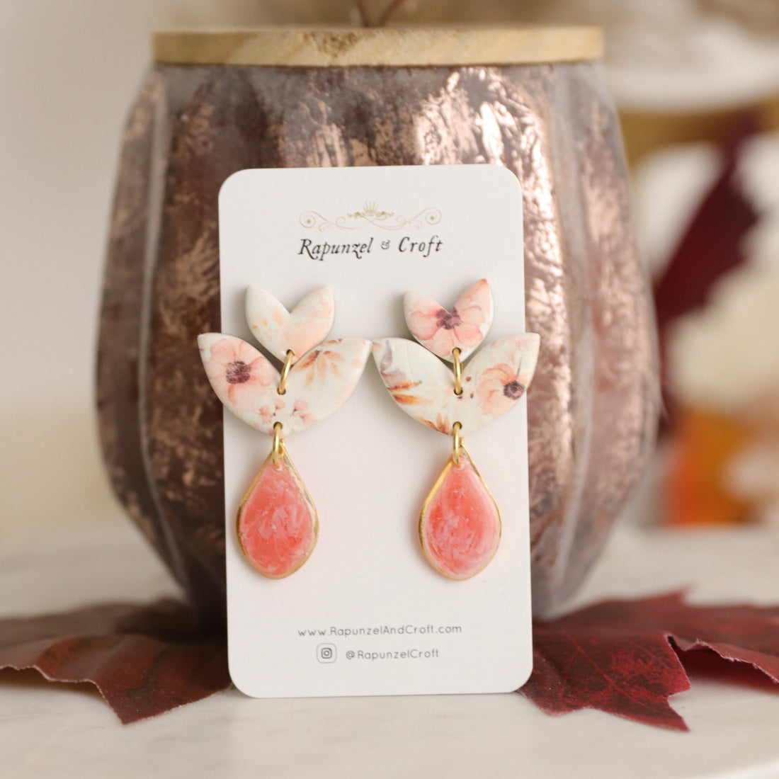 AUTUMN FLORALS earrings