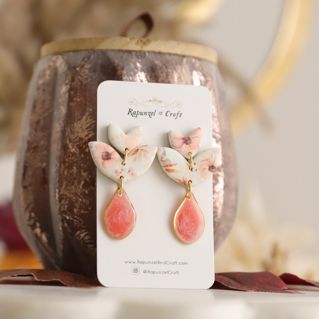 AUTUMN FLORALS earrings