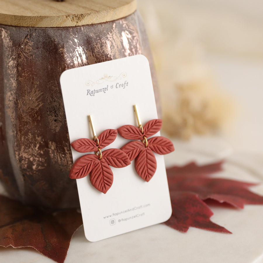 FALLING LEAVES-WARM earrings