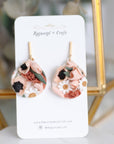 TEARDROP FLOWER BED earrings