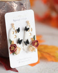 FLORAL GHOSTIE earrings