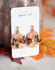 POPPI Pumpkin Floral Butterfly earrings