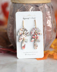 AUTUMN LEAF Cascade earrings