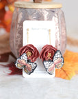 VIVIAN Peony & Butterfly earrings