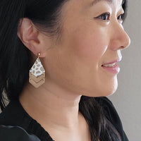 MACKAYLA NEUTRAL drop earrings