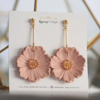 EMILY IN PINK floral dangle