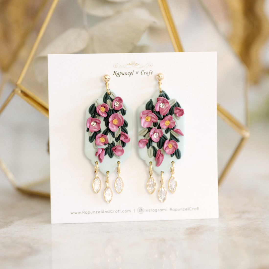 HANGING GARDENS dangle earrings