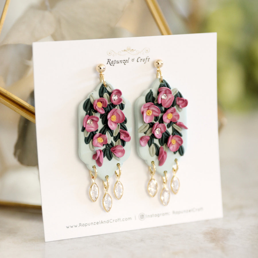 HANGING GARDENS dangle earrings
